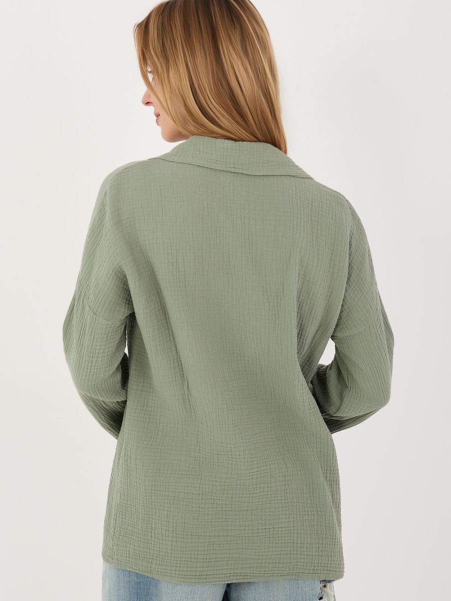 Long sleeve shirt model 231509 Italy Moda - Image 3