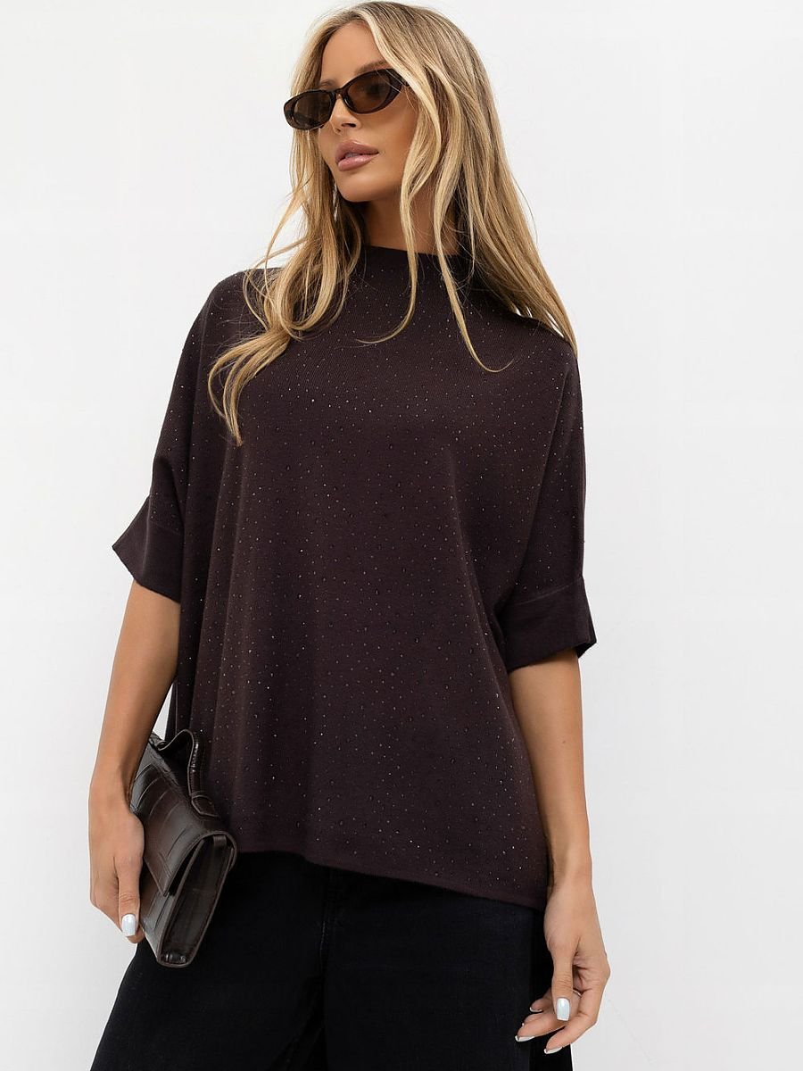 Short sleeve sweater model 231504 Italy Moda