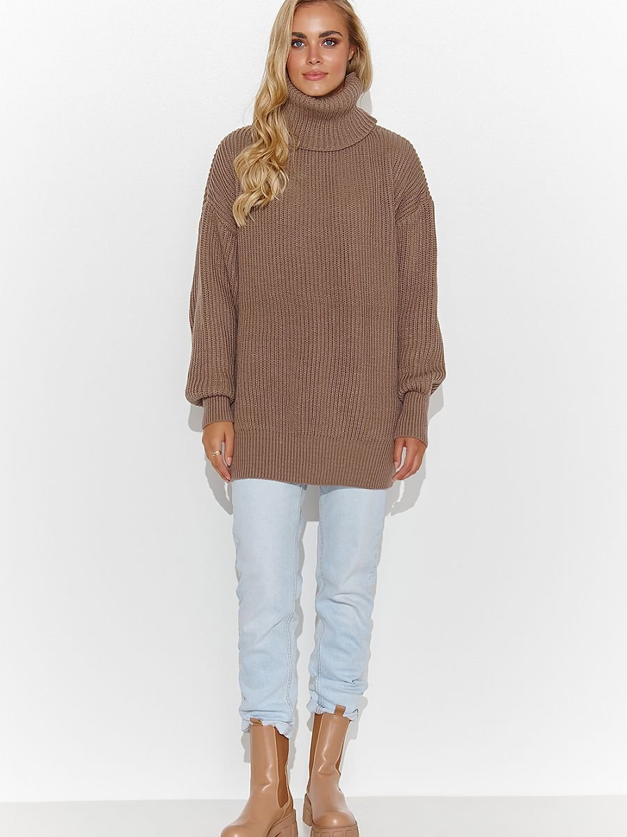 Turtleneck model 185216 Makadamia - Image 2