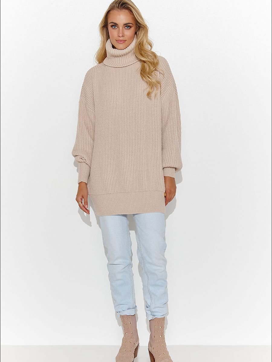 Turtleneck model 185214 Makadamia - Image 2