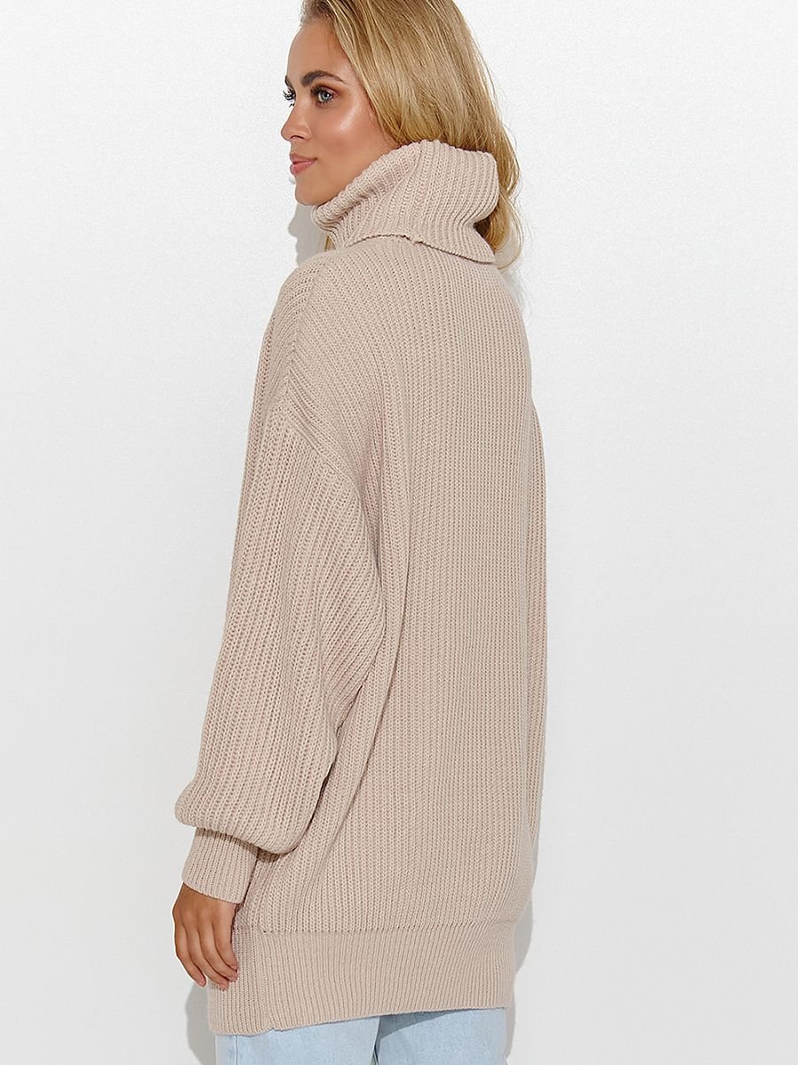 Turtleneck model 185214 Makadamia - Image 3