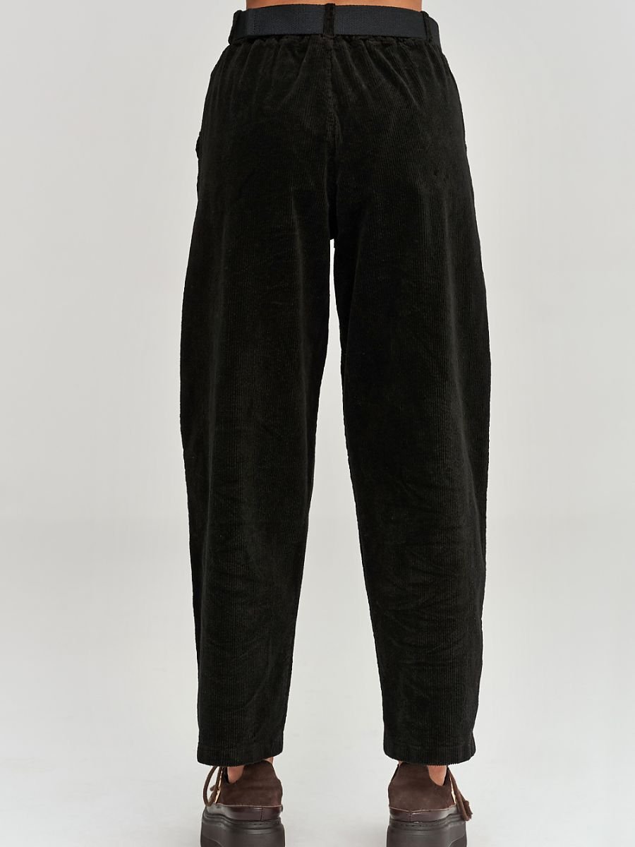corduroy trousers model 232017 Makadamia - Image 3