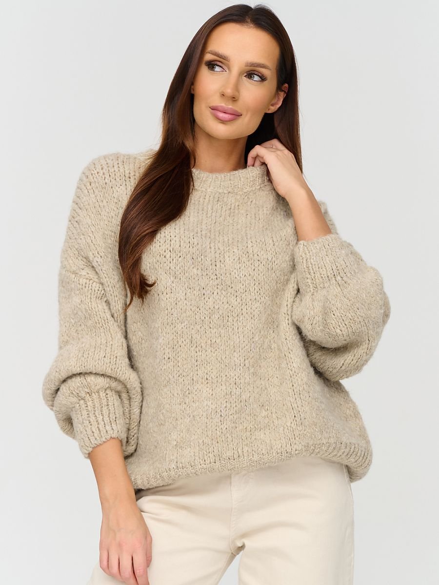 Jumper model 231987 Makadamia