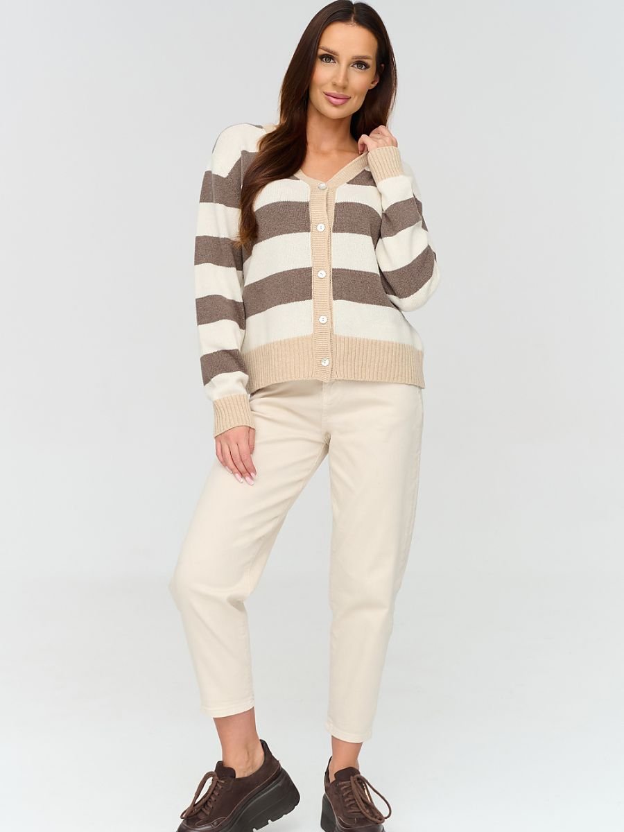 Cardigan model 232004 Makadamia - Image 2