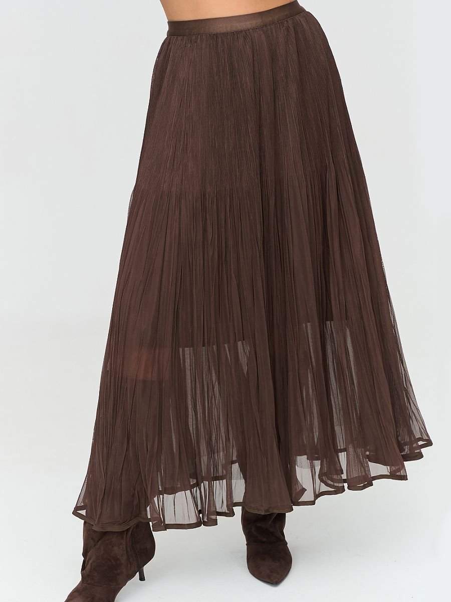 Long skirt model 231998 Makadamia