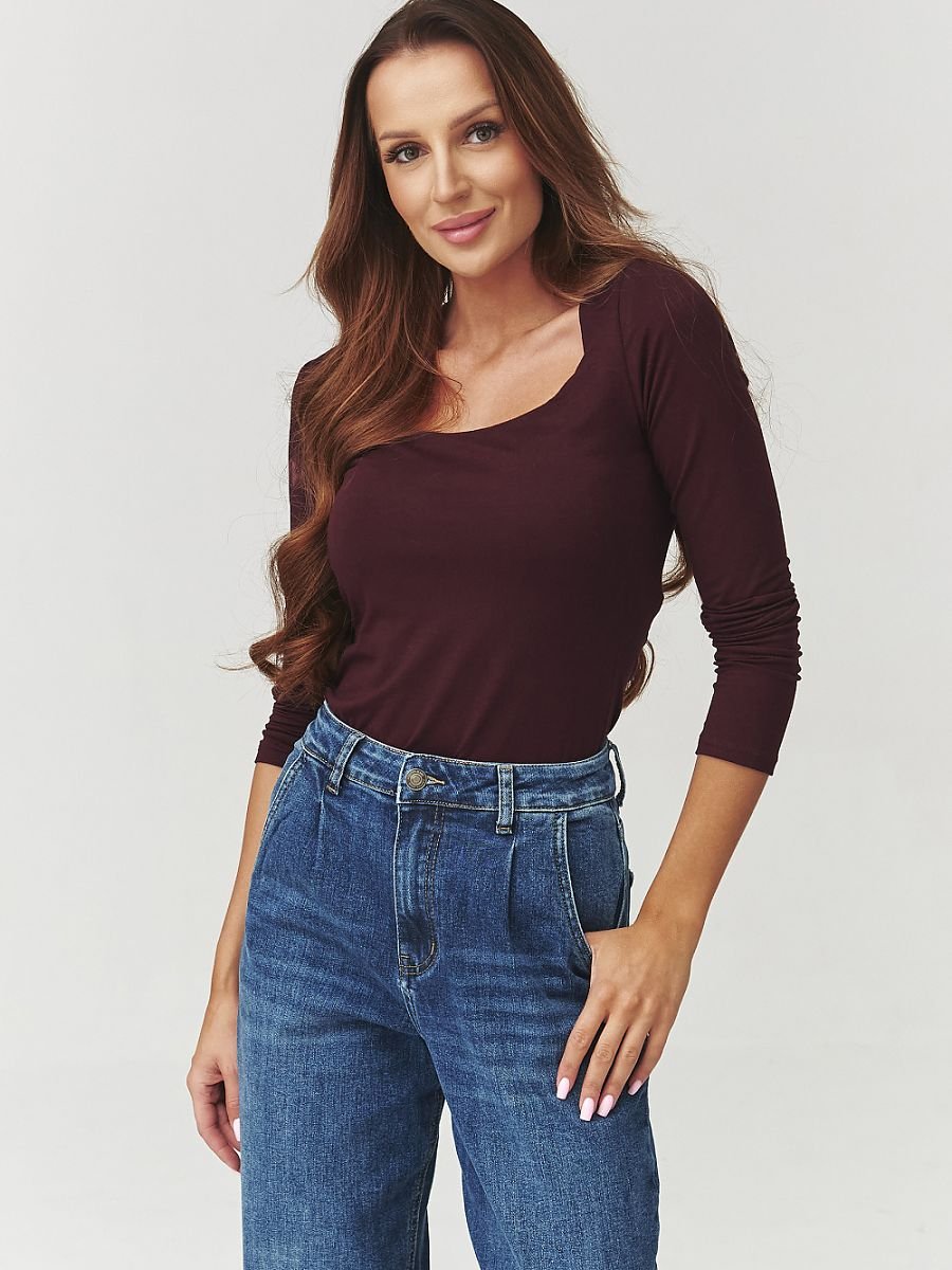 Blouse model 219726 Makadamia