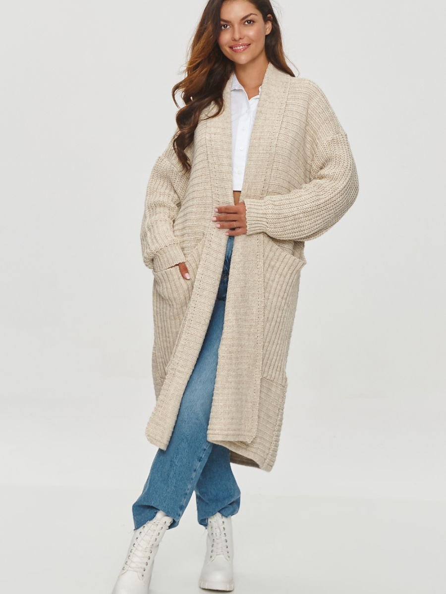Cardigan model 201795 Makadamia