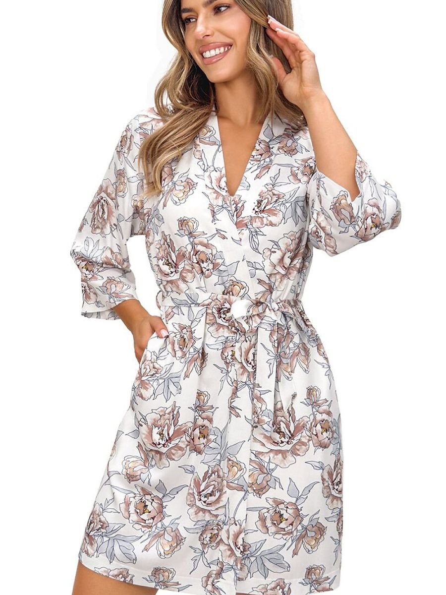 Short bathrobe model 228613 Donna