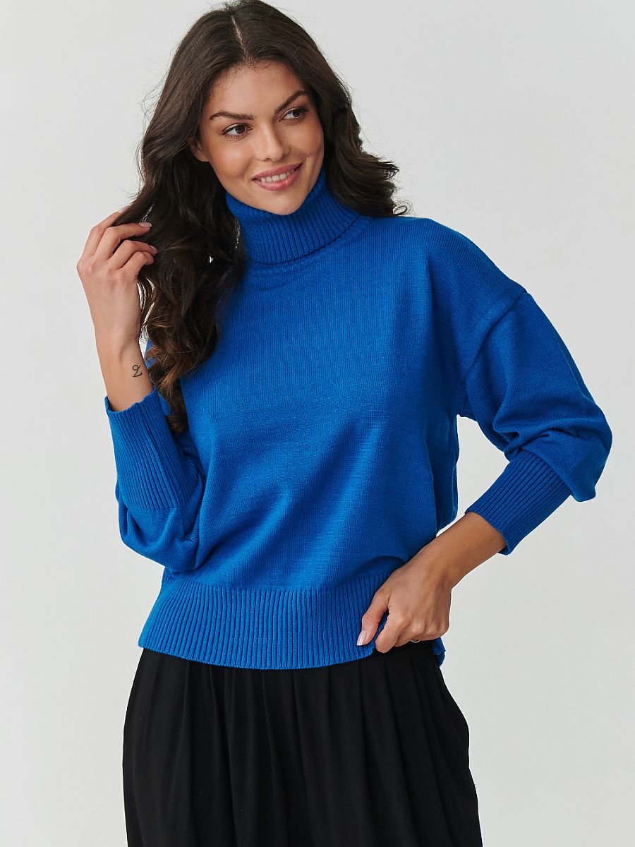 Turtleneck model 217398 Makadamia