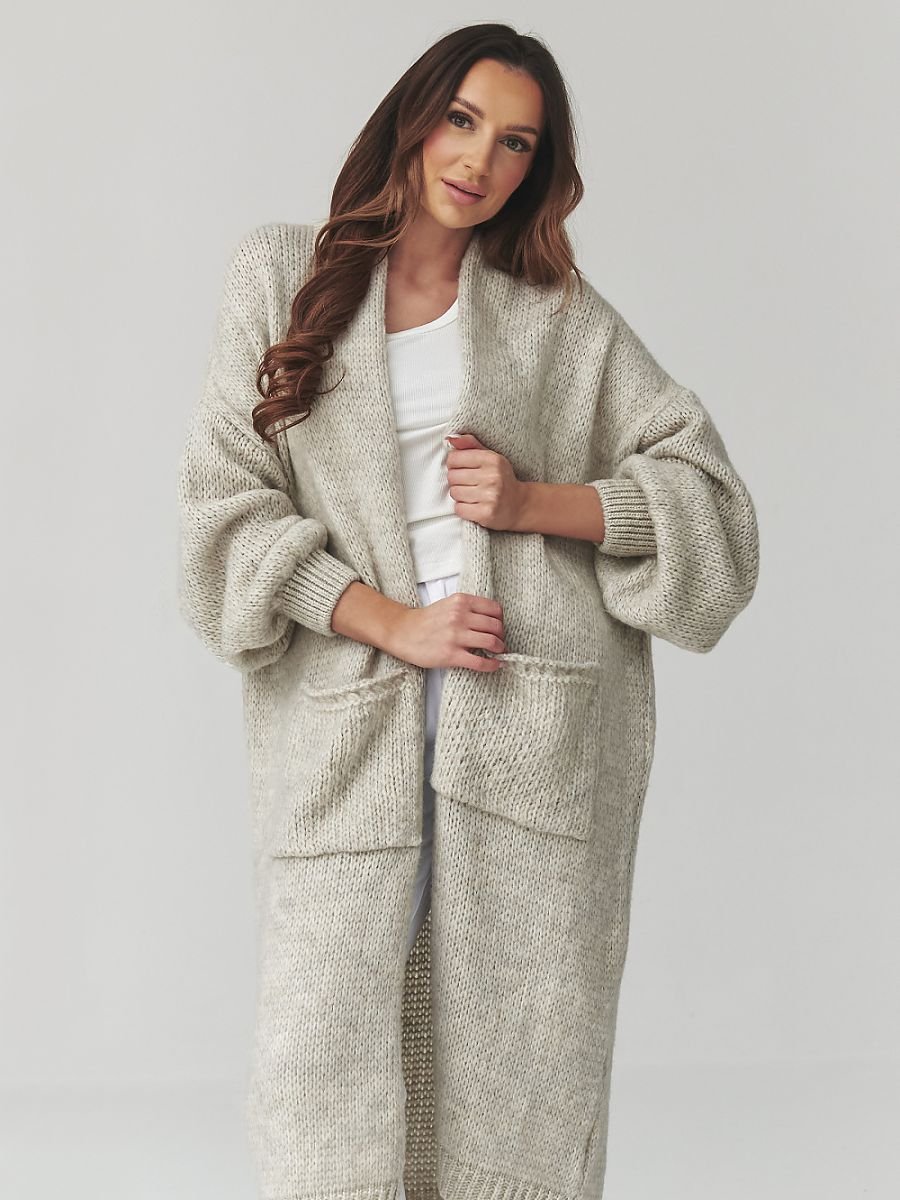 Cardigan model 231017 Makadamia