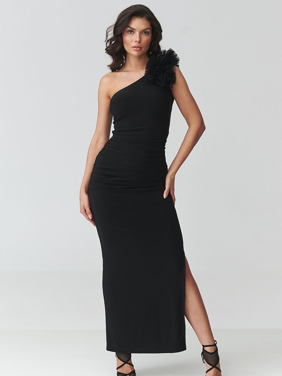 Long dress model 228320 Makadamia