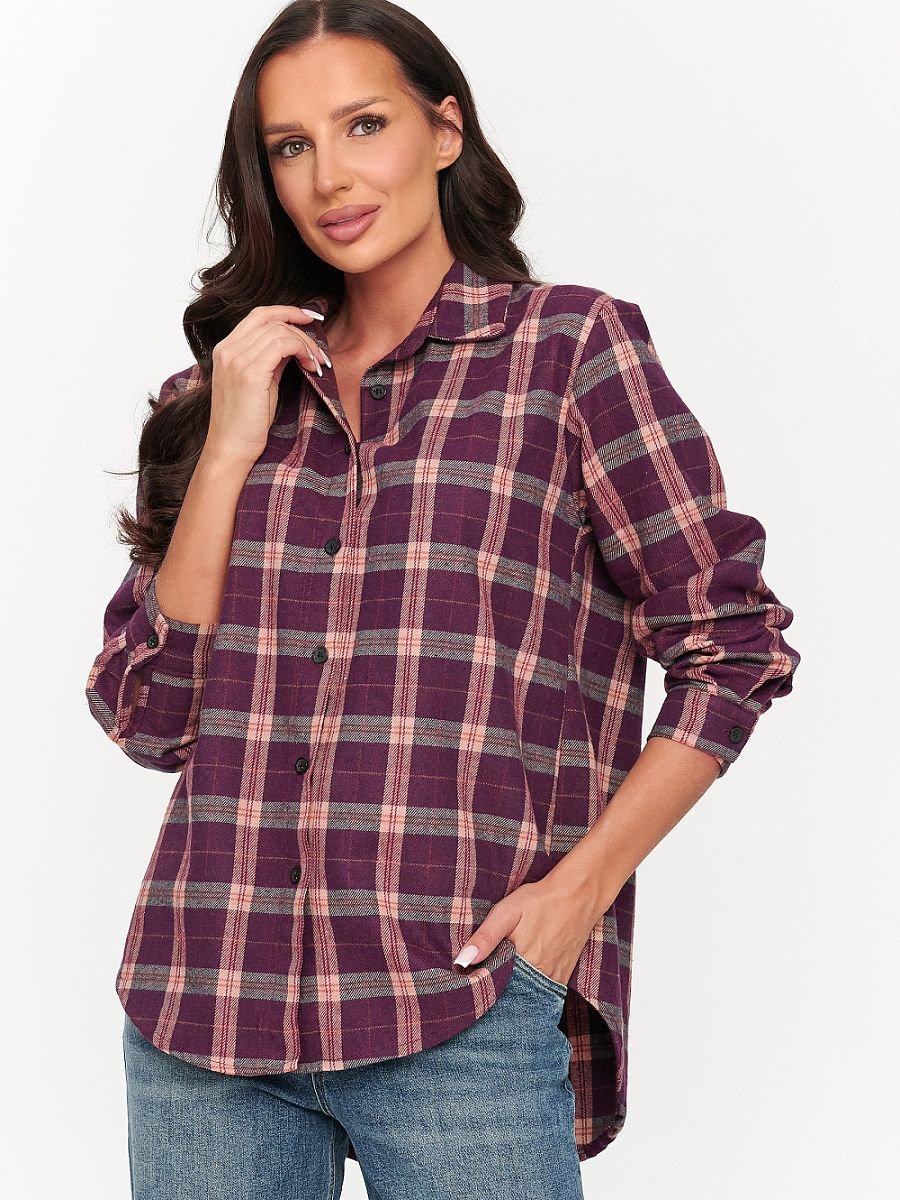 Long sleeve shirt model 231011 Makadamia