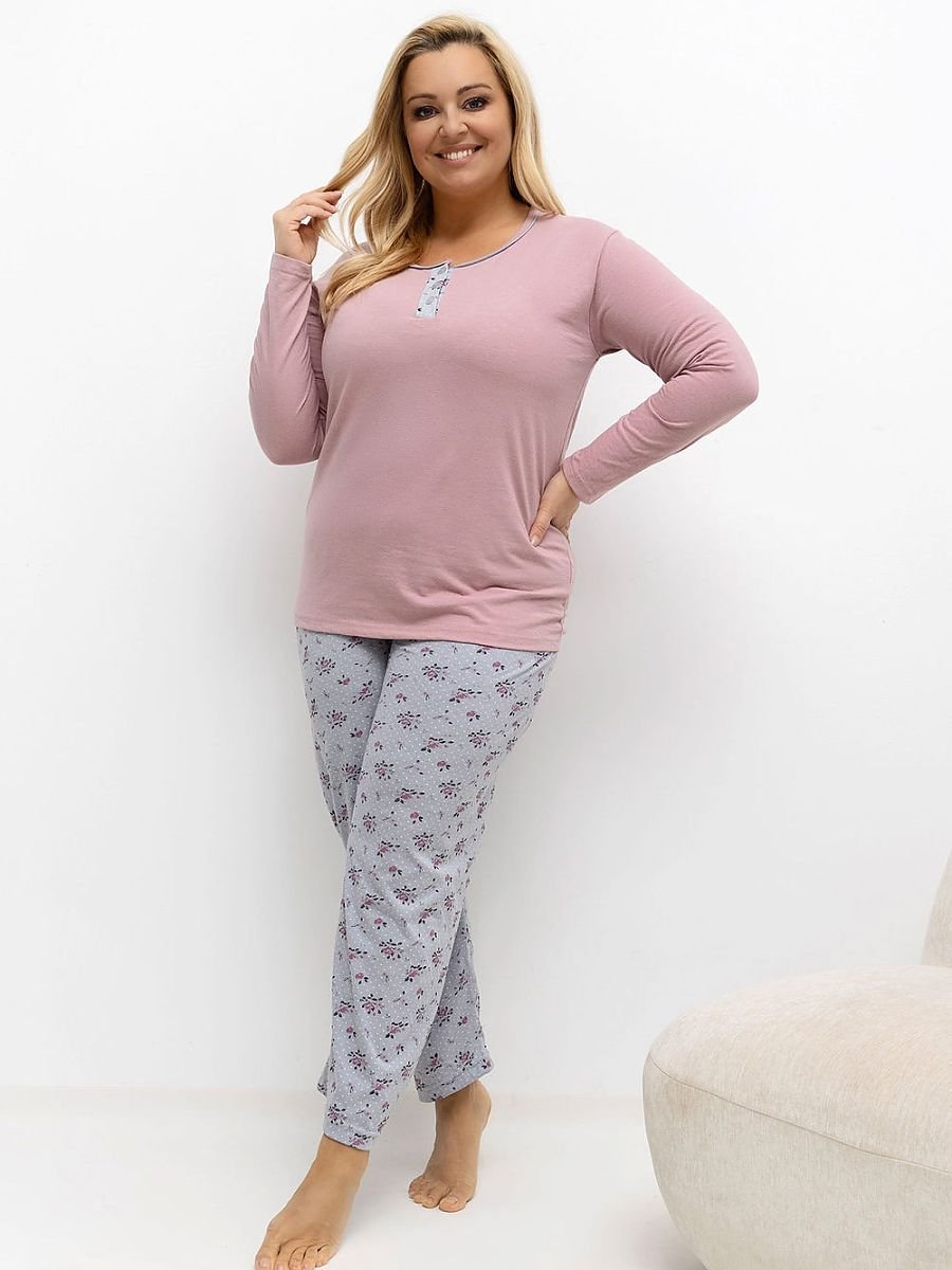 Plus Size Pajamas model 221196 Forever Pink