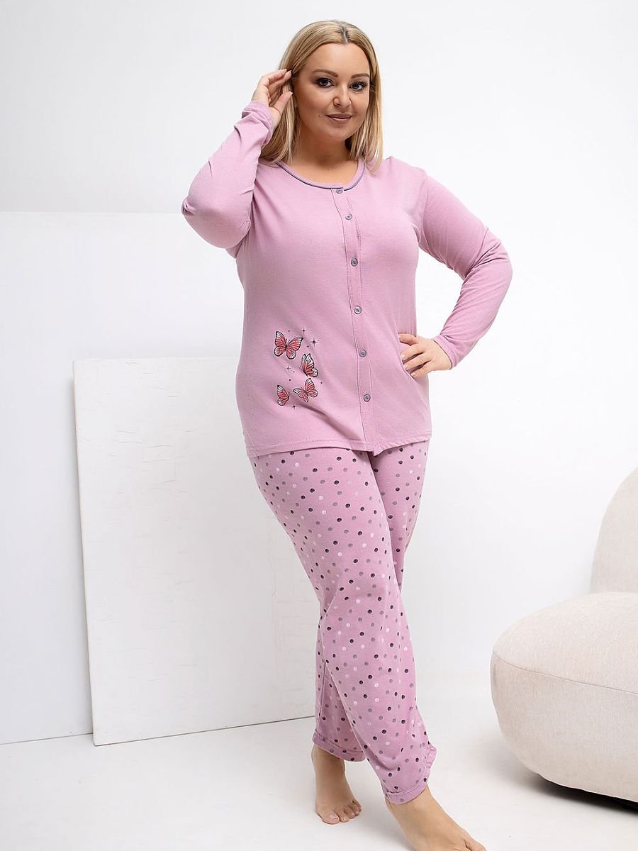 Plus Size Pajamas model 223304 Forever Pink
