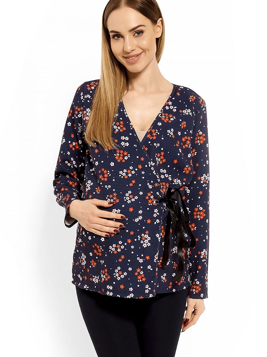 Maternity blouse model 113244 PeeKaBoo