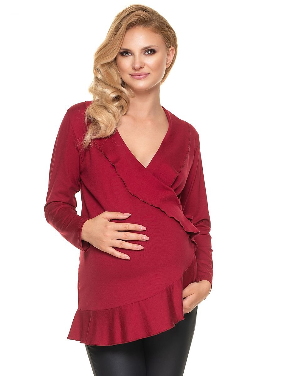 Maternity blouse model 157822 PeeKaBoo