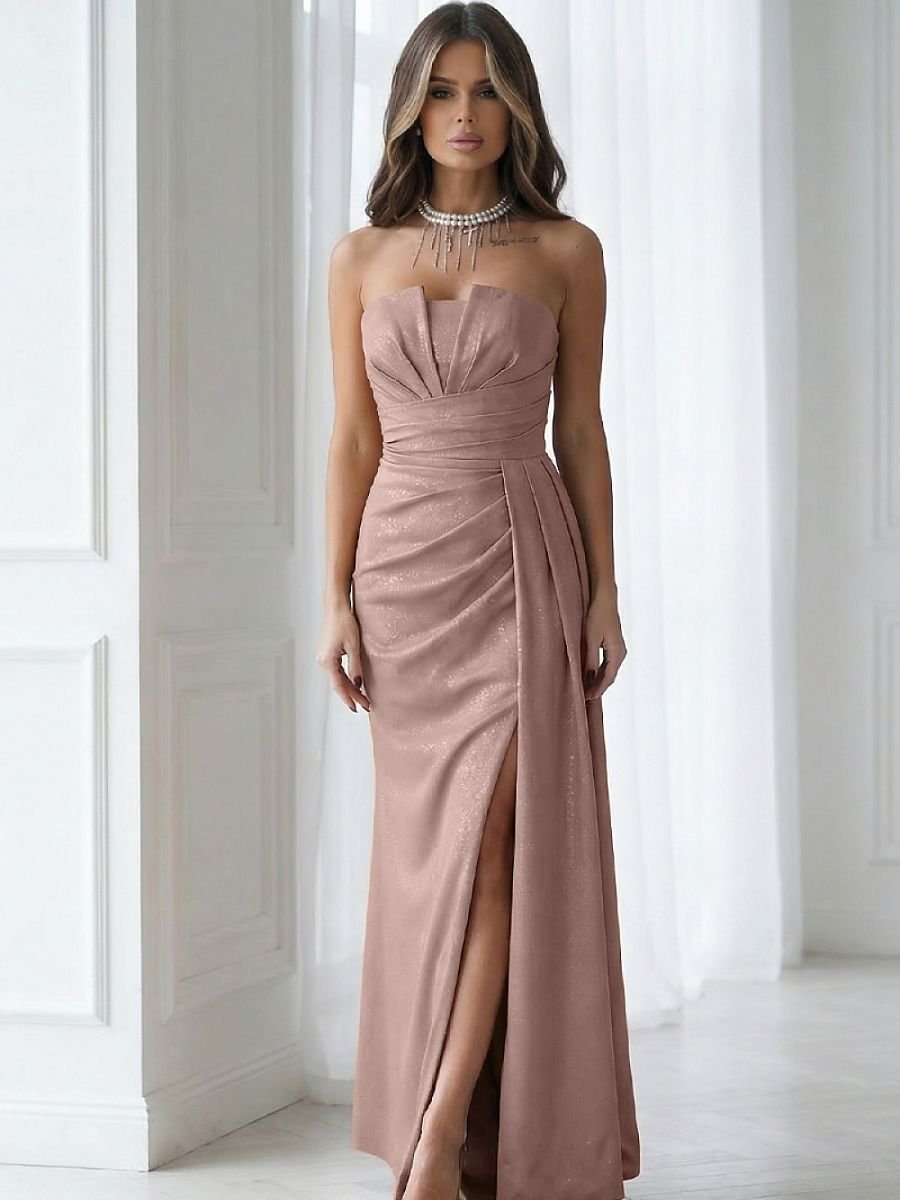 Long dress model 224635 Bicotone