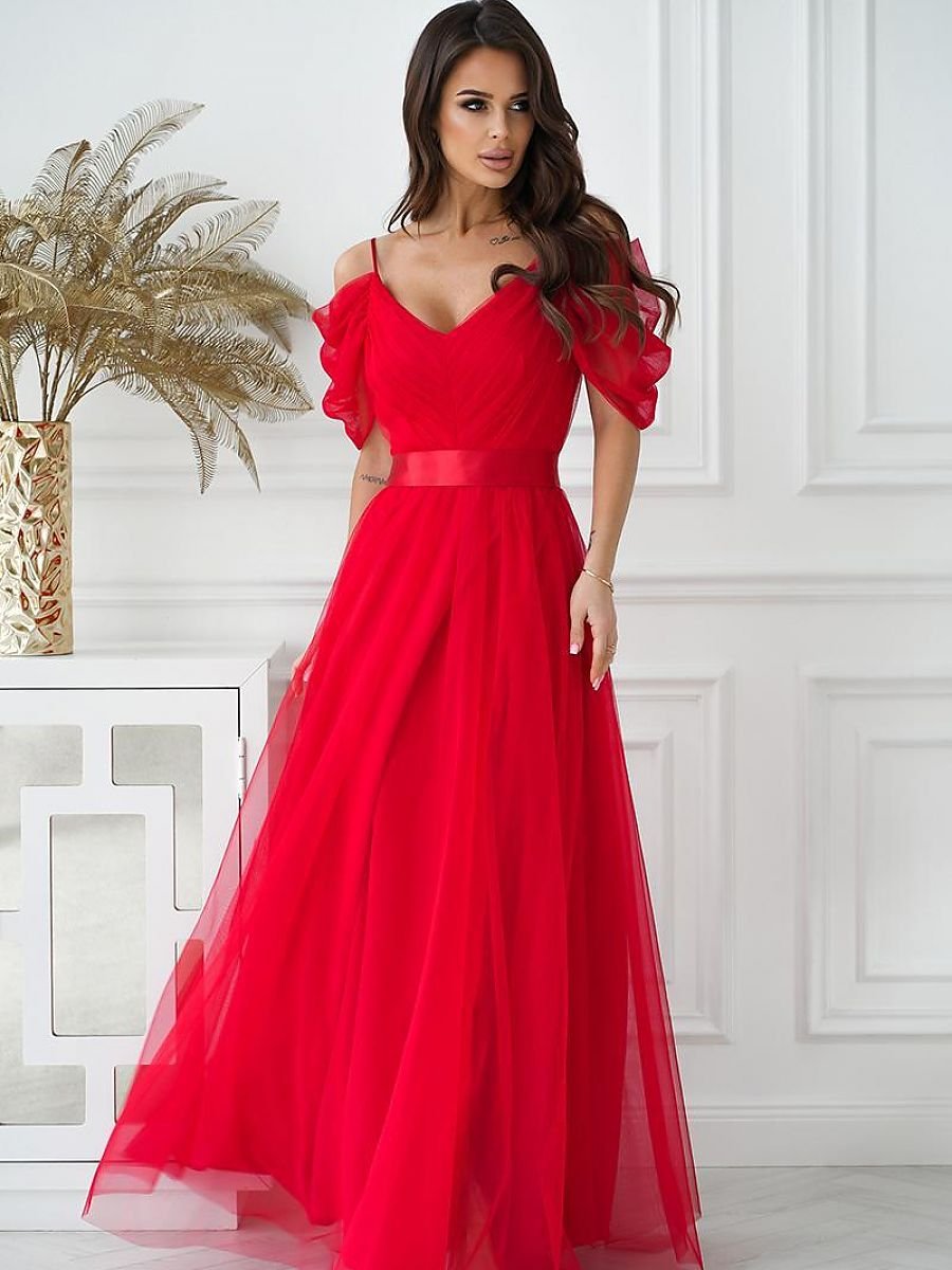 Long dress model 196096 Bicotone
