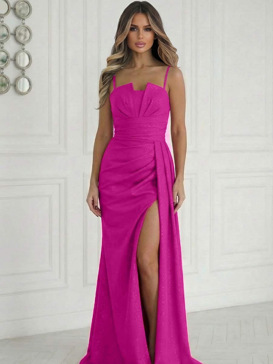 Long dress model 224637 Bicotone