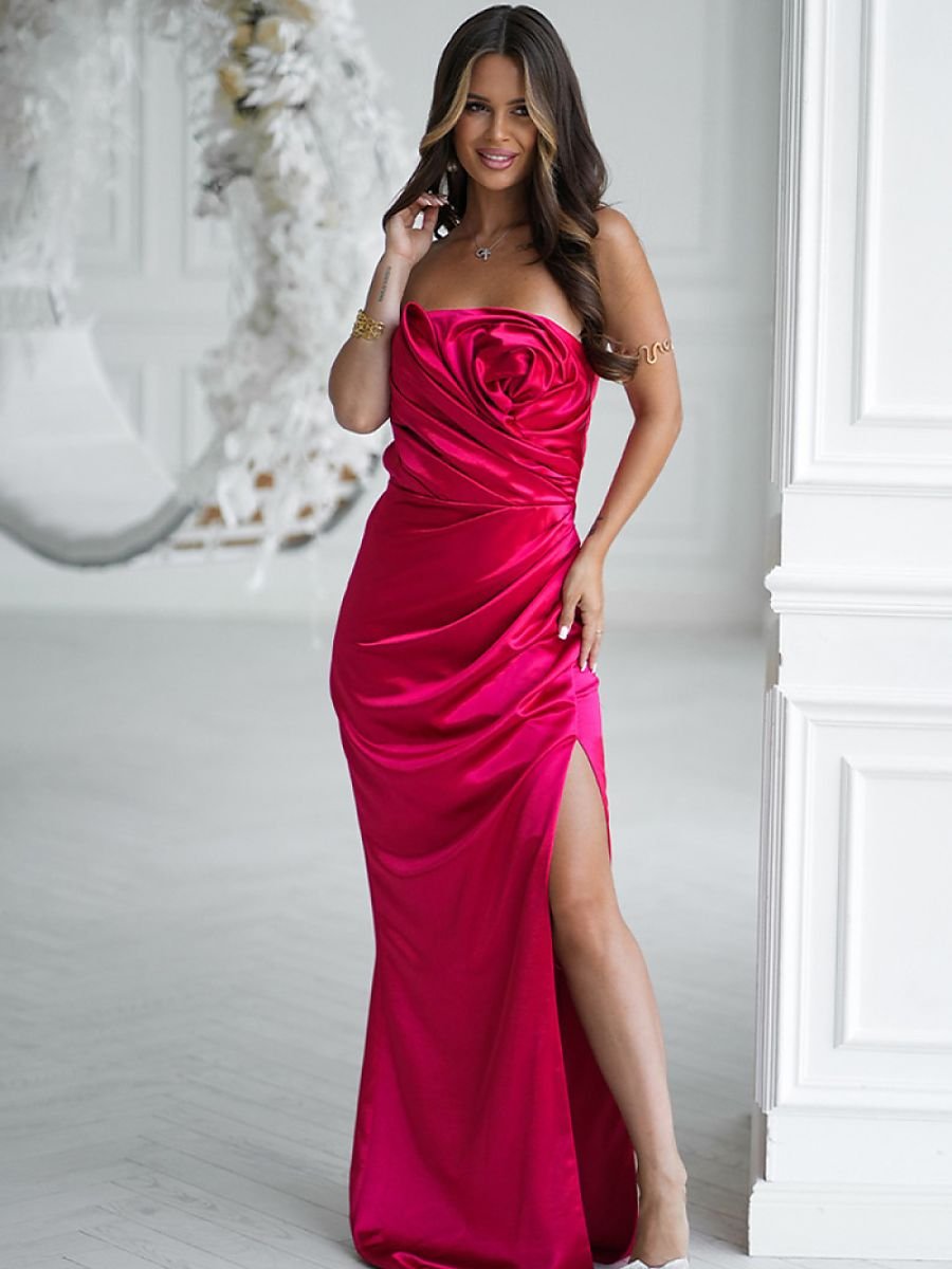 Long dress model 219714 Bicotone