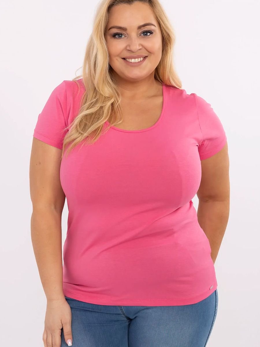 Plus size T-shirt model 211768 Relevance