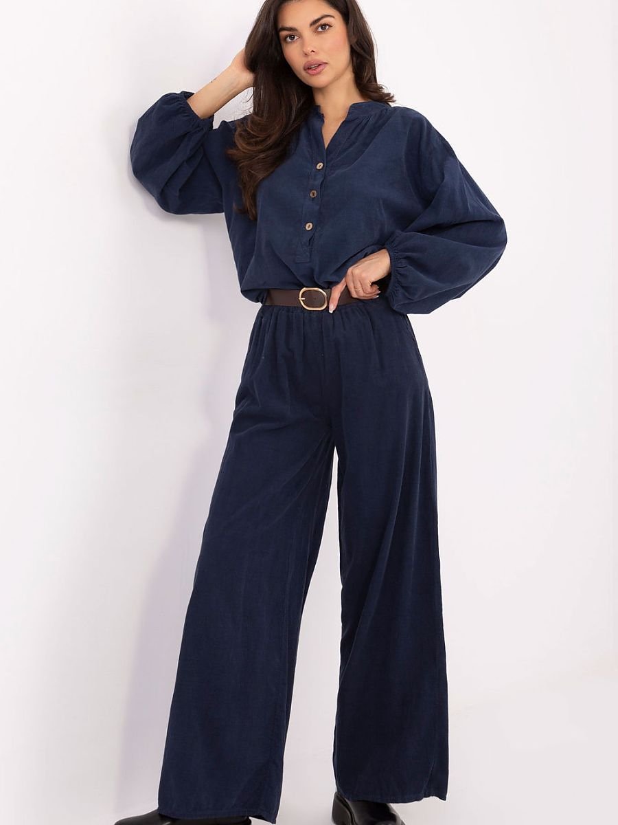 corduroy trousers model 220281 Italy Moda