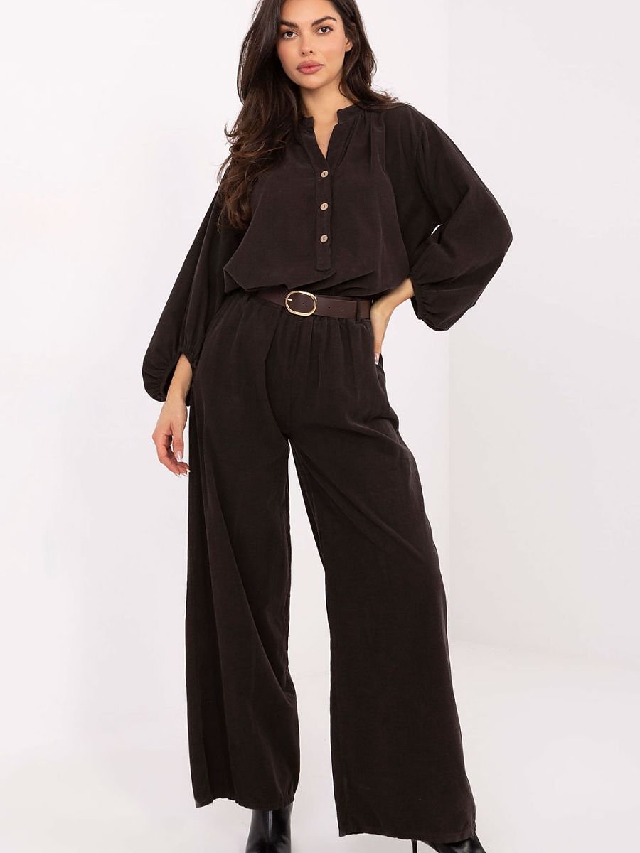 corduroy trousers model 220282 Italy Moda