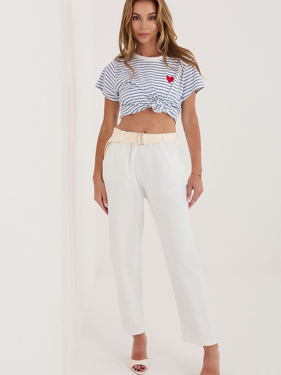 corduroy trousers model 226457 Italy Moda
