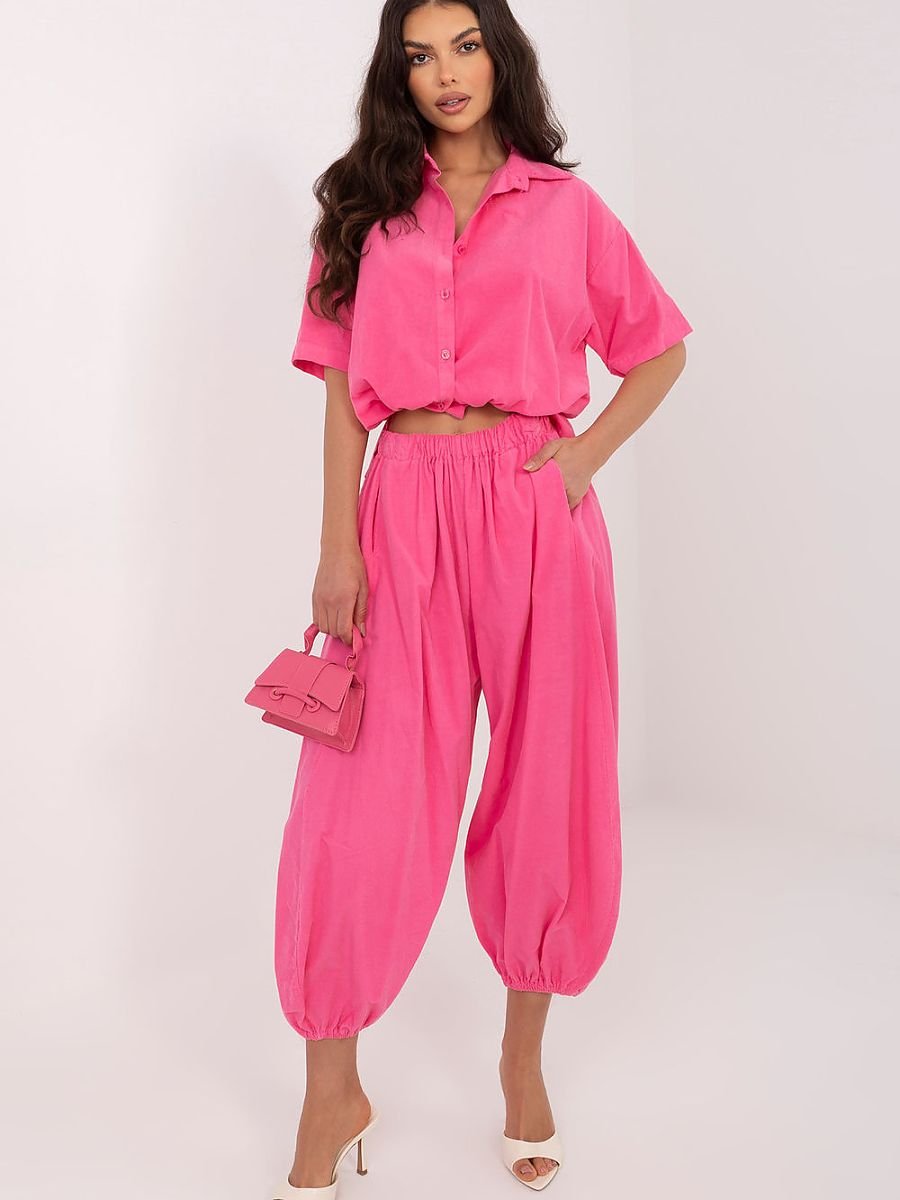 corduroy trousers model 226232 Italy Moda