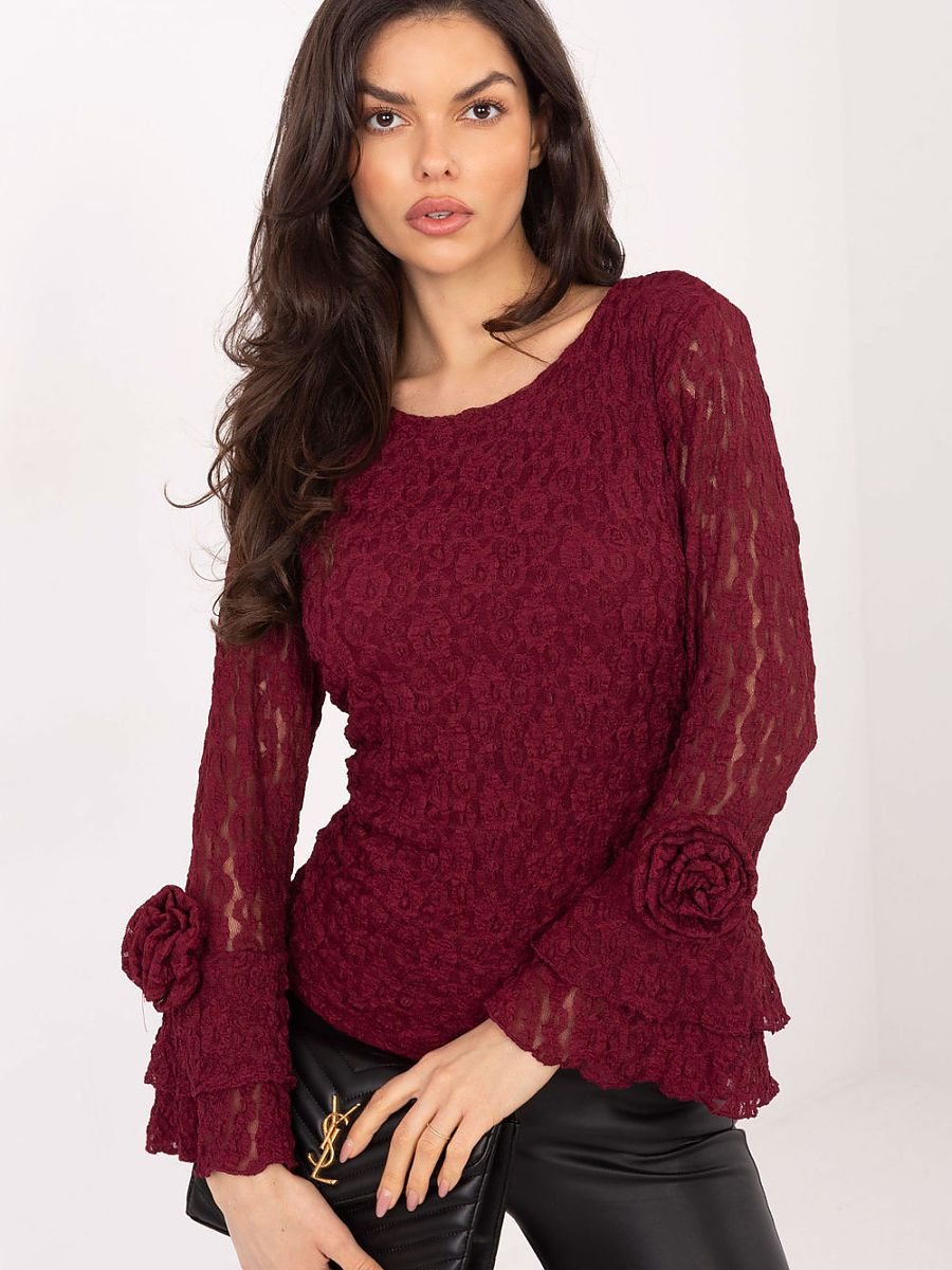 Lace blouse model 222740 Italy Moda