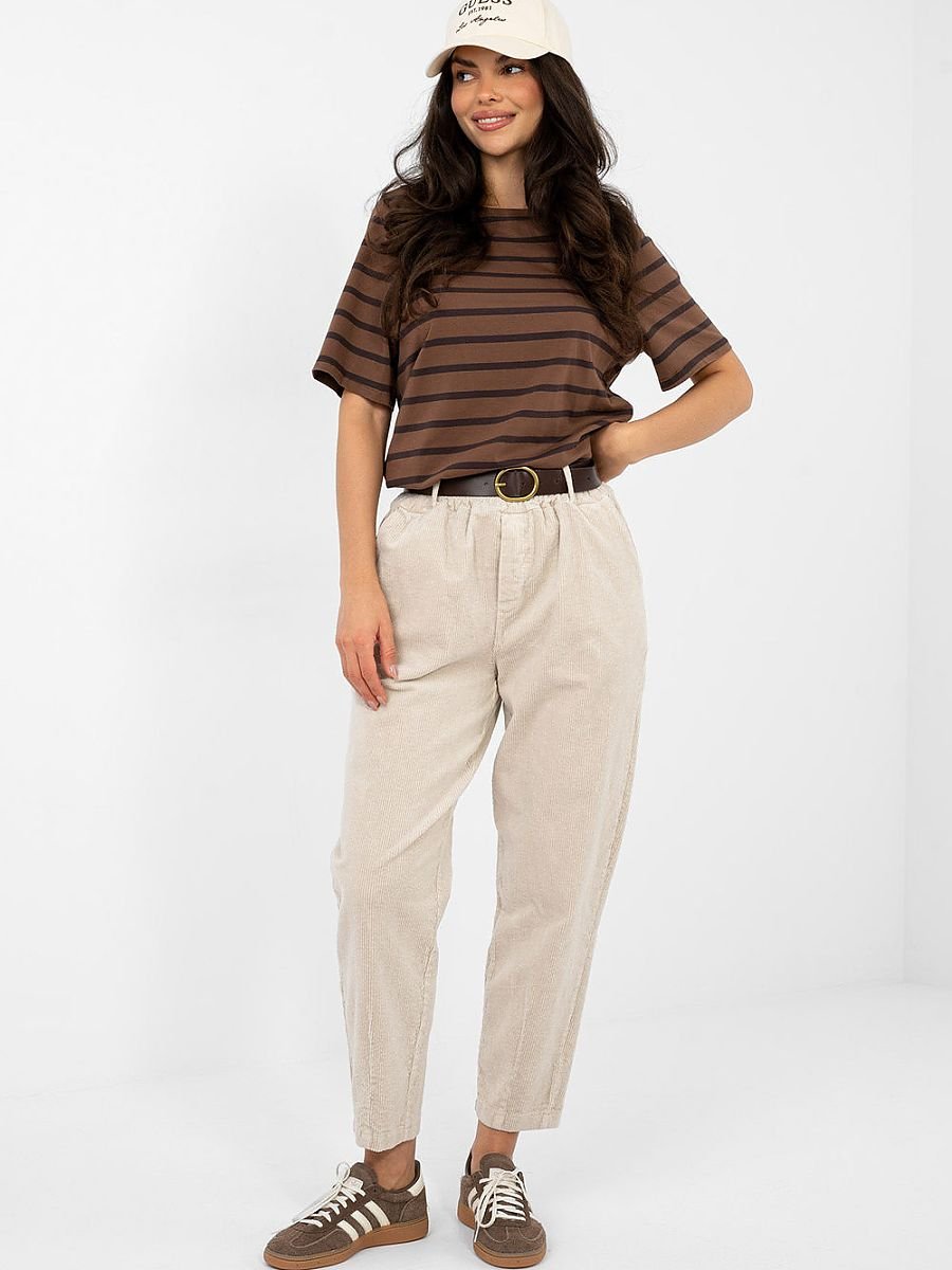 corduroy trousers model 224053 Italy Moda