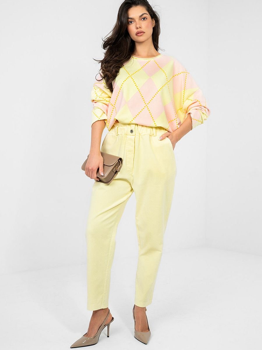 corduroy trousers model 224840 Italy Moda