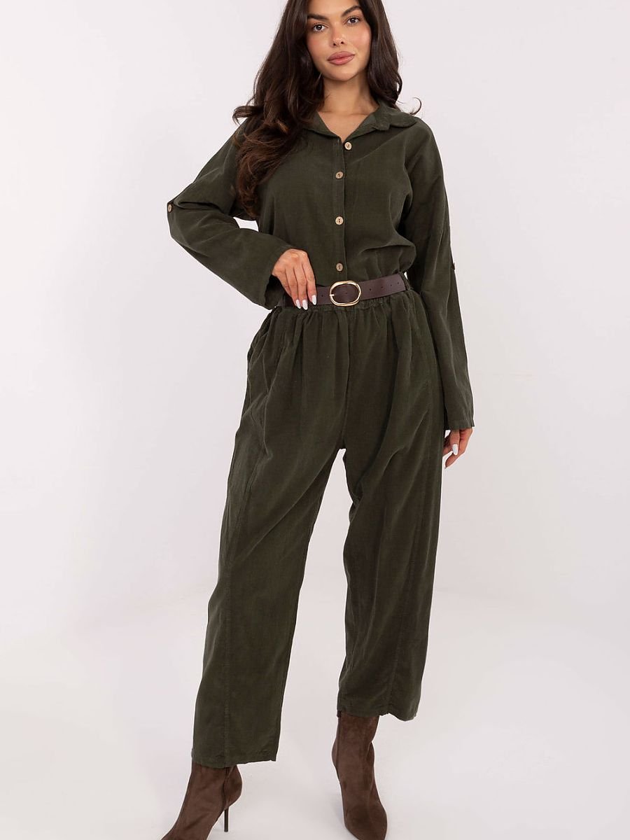 corduroy trousers model 220817 Italy Moda