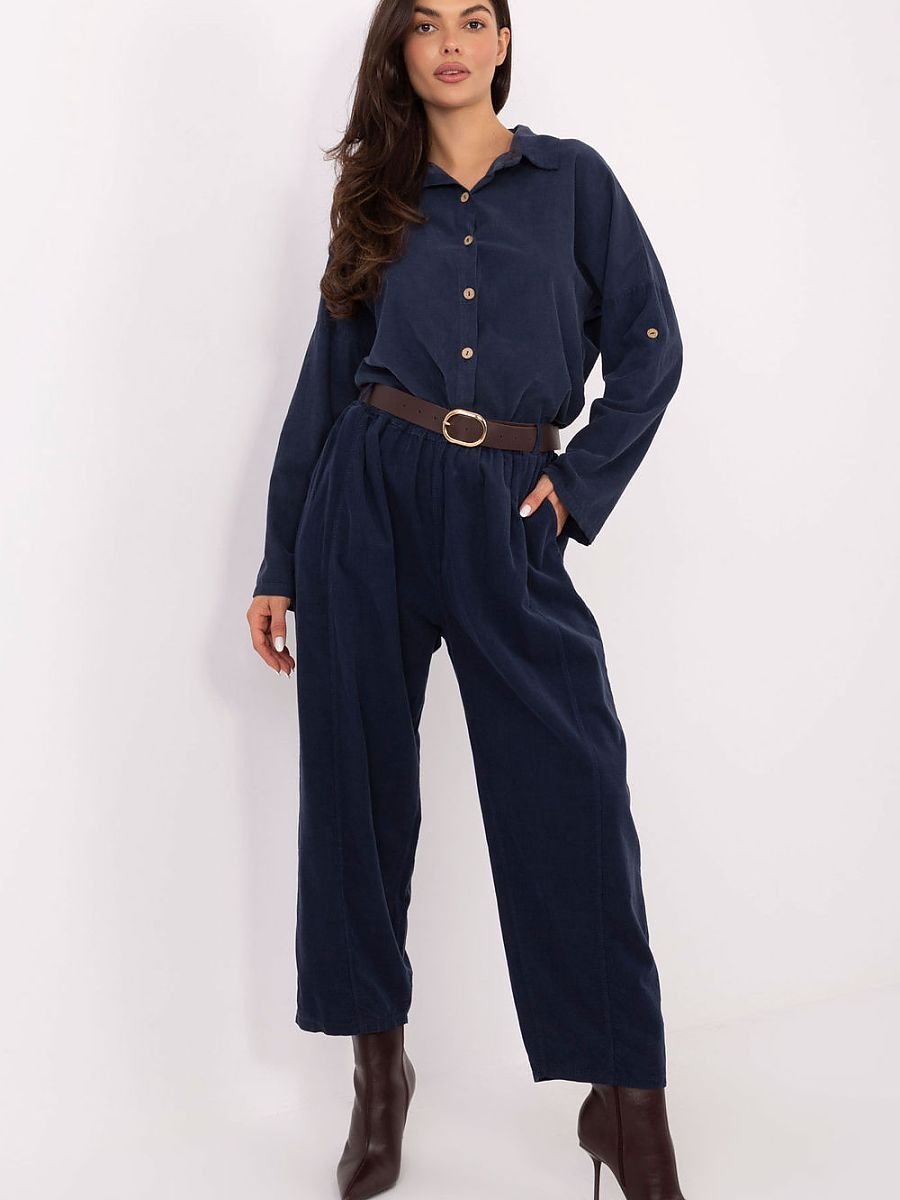 corduroy trousers model 220818 Italy Moda