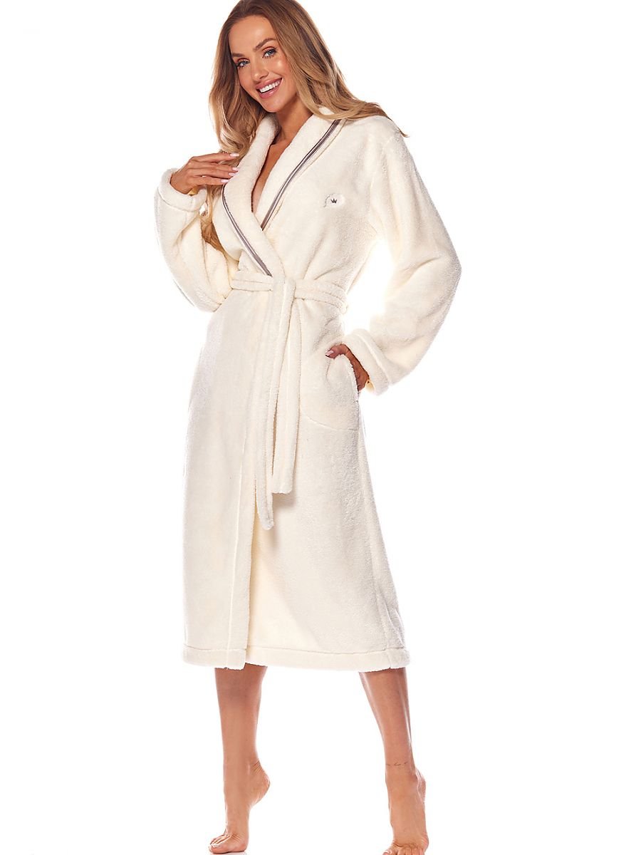 Long bathrobe model 172787 L&L collection