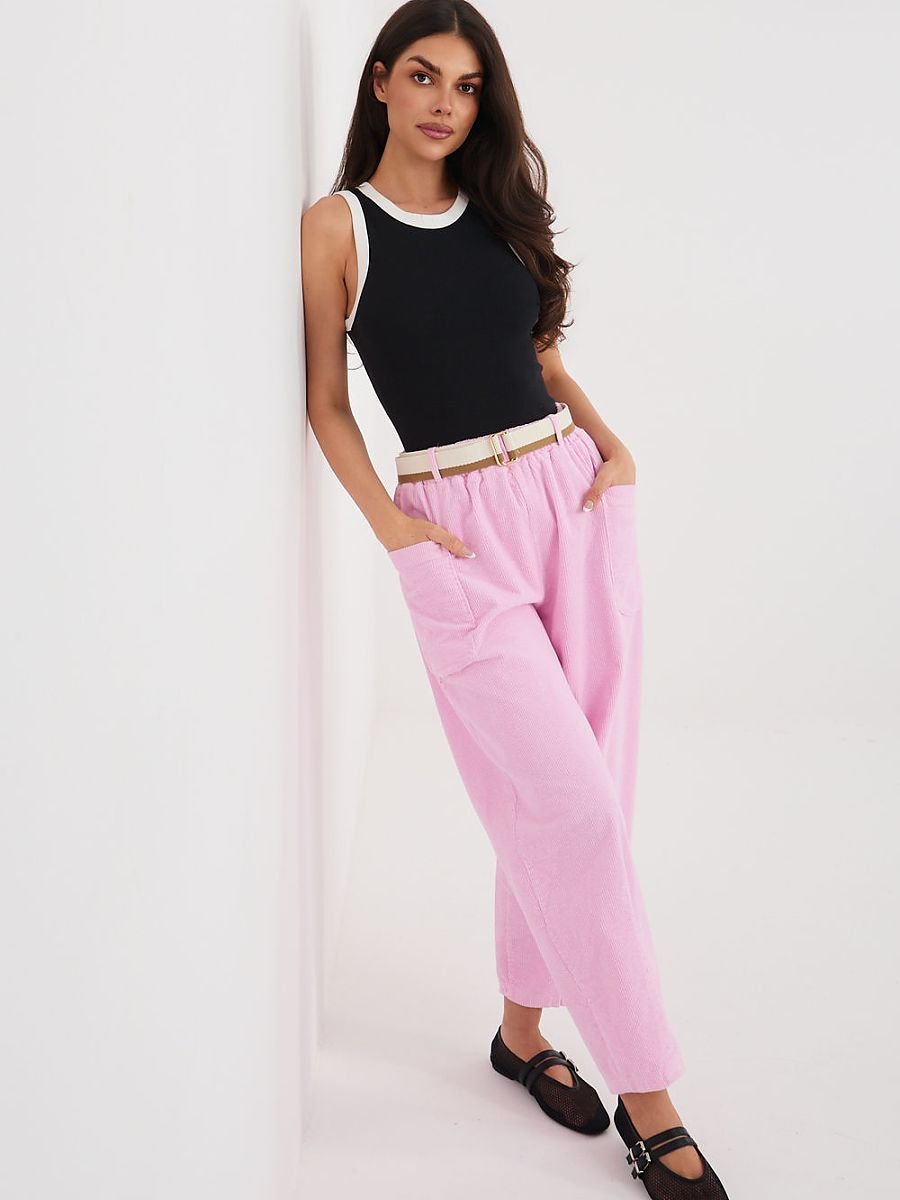 corduroy trousers model 225099 Rue Paris