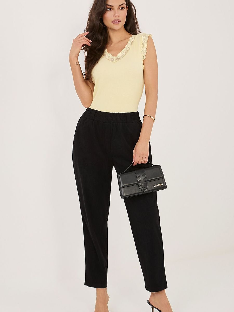 corduroy trousers model 226969 Rue Paris