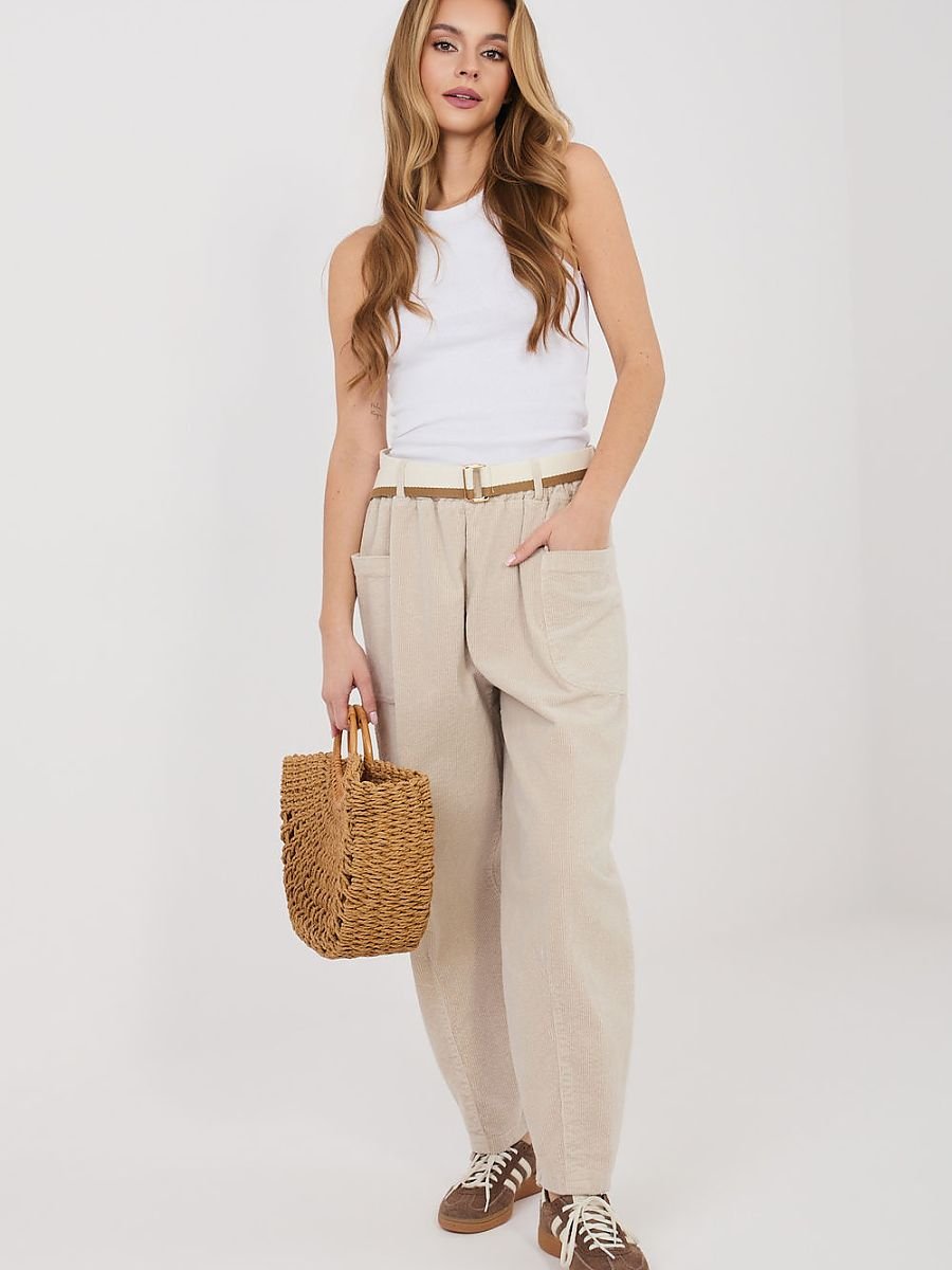 corduroy trousers model 225426 Rue Paris