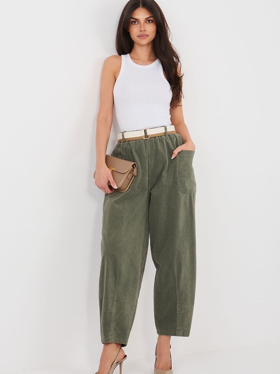 corduroy trousers model 225094 Rue Paris - Image 3