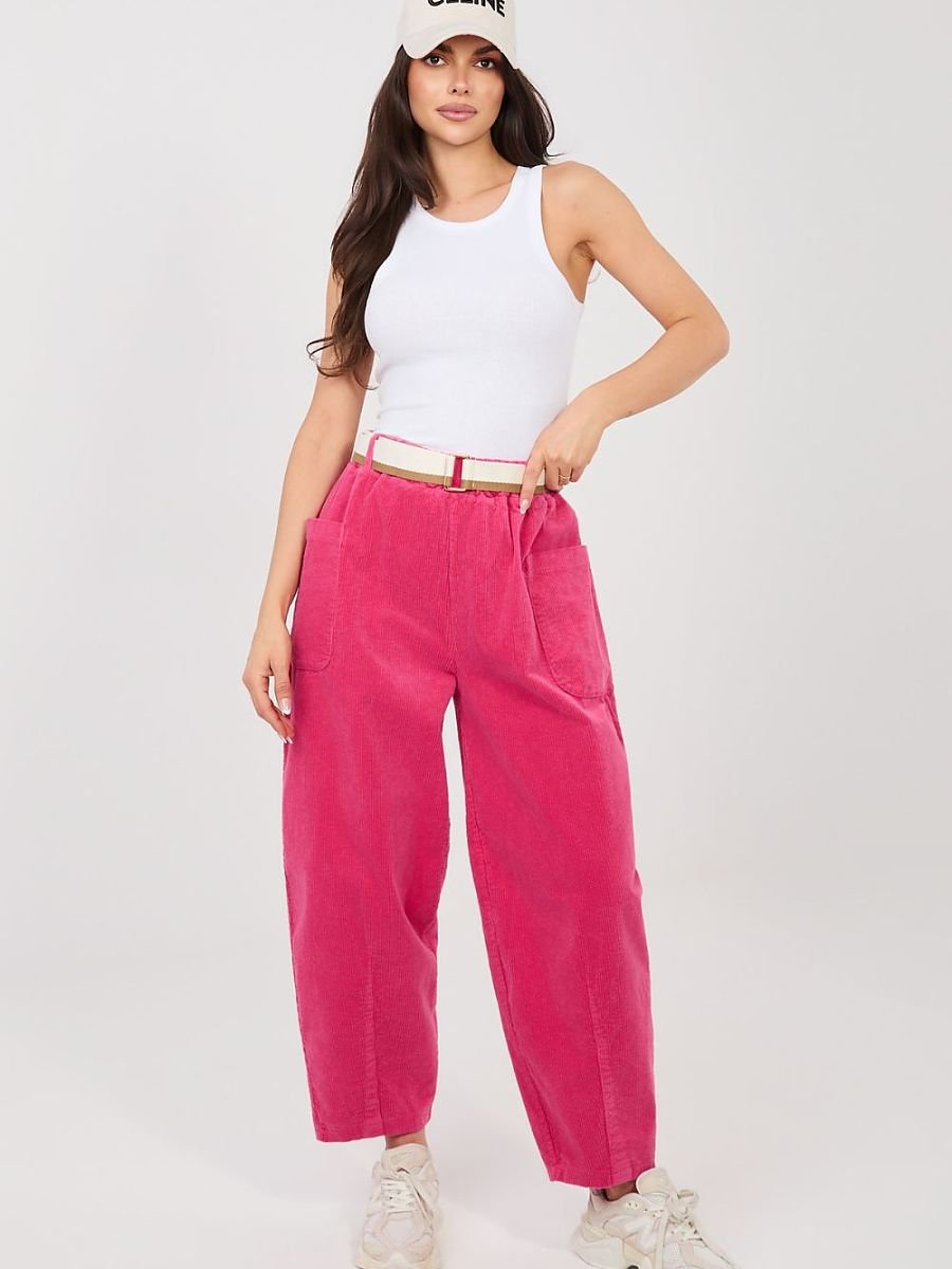 corduroy trousers model 225095 Rue Paris - Image 3