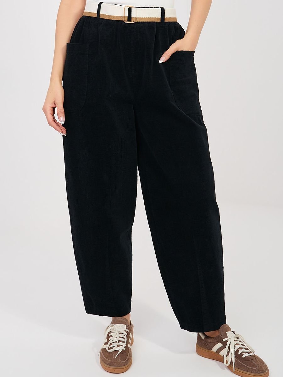 corduroy trousers model 225098 Rue Paris
