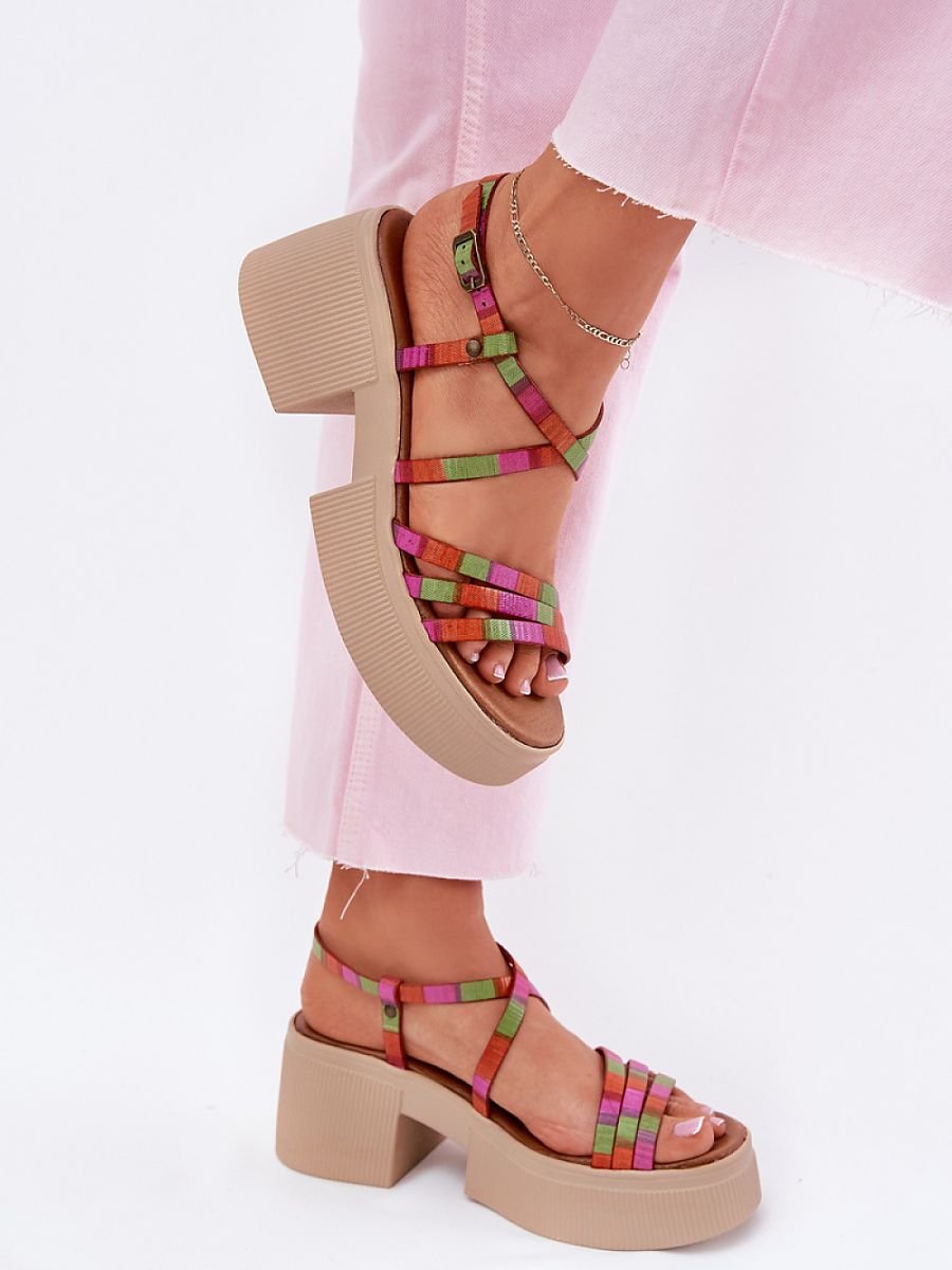 Heel sandals model 215023 Step in style