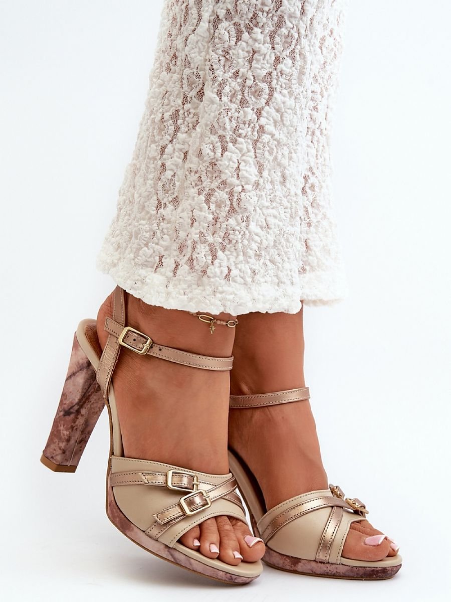 Heel sandals model 198398 Step in style