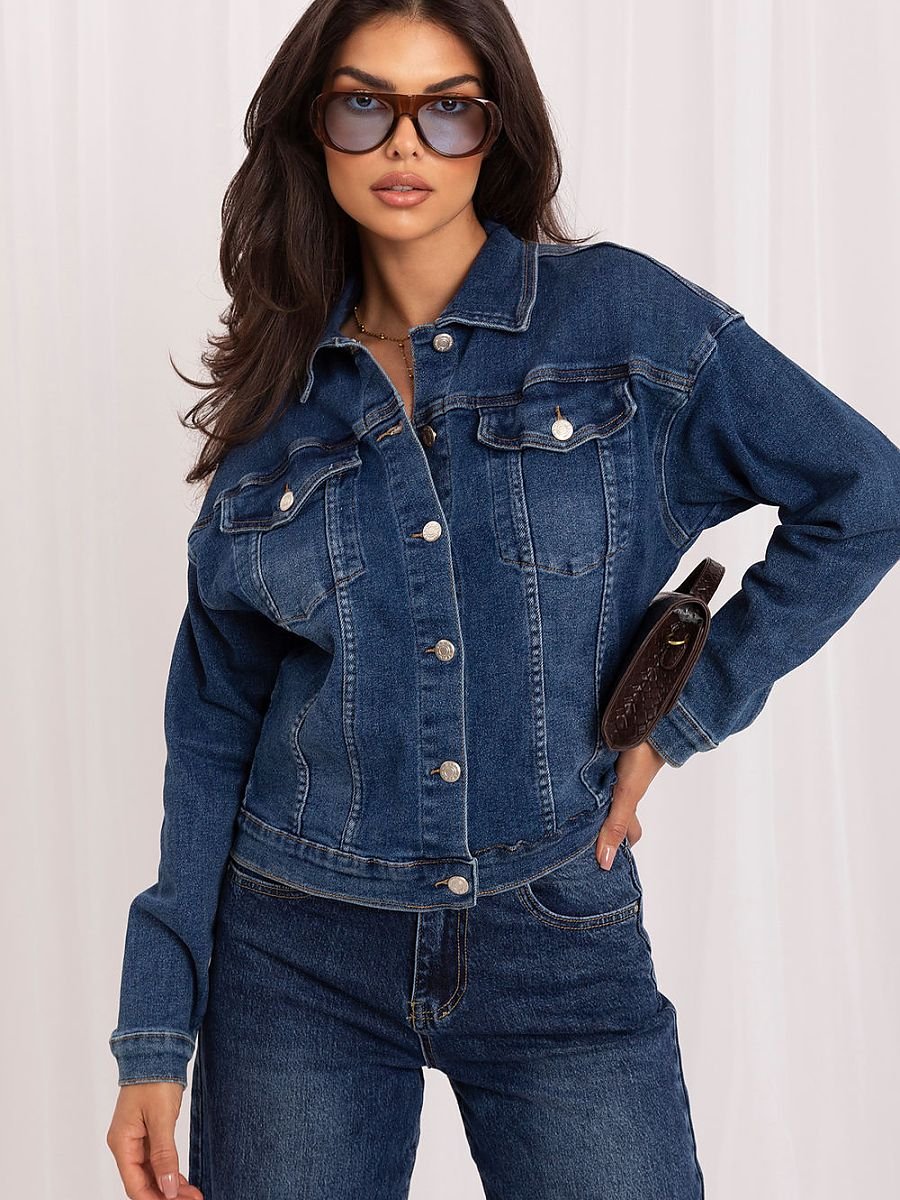 Denim jacket model 231366 Italy Moda